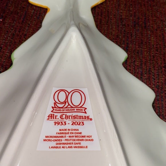 NEW Nostalgic Tree Plate - Mr. Christmas - Picture 4 of 4